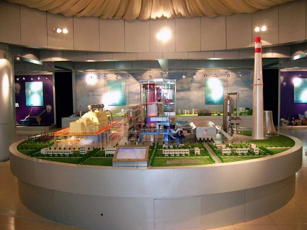 火力發電沙盤模型